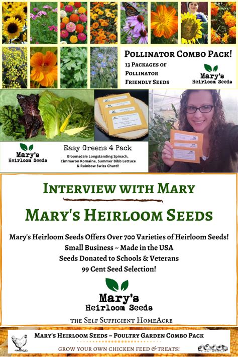 Page 1 of 3. . Marys heirloom seeds